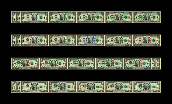 Variations on Lucky Two-dollar Bills